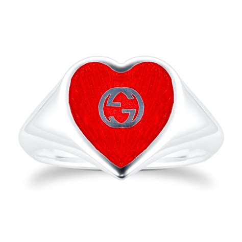 gucci sterling heart ring|gucci heart ring review.